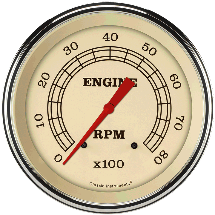 Picture of Vintage 4 5/8" Tachometer
