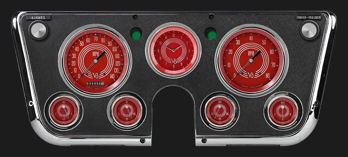 Picture of 1967-72 Chevy Truck V8 Red Steelie