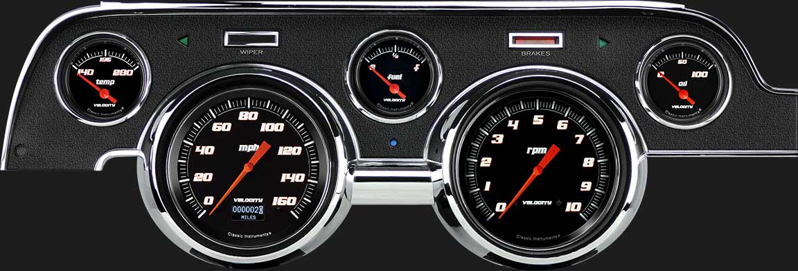 Picture of Velocity Black 1967-68 Mustang