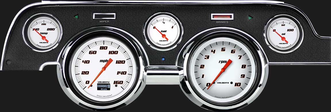 Picture of Velocity White 1967-68 Mustang