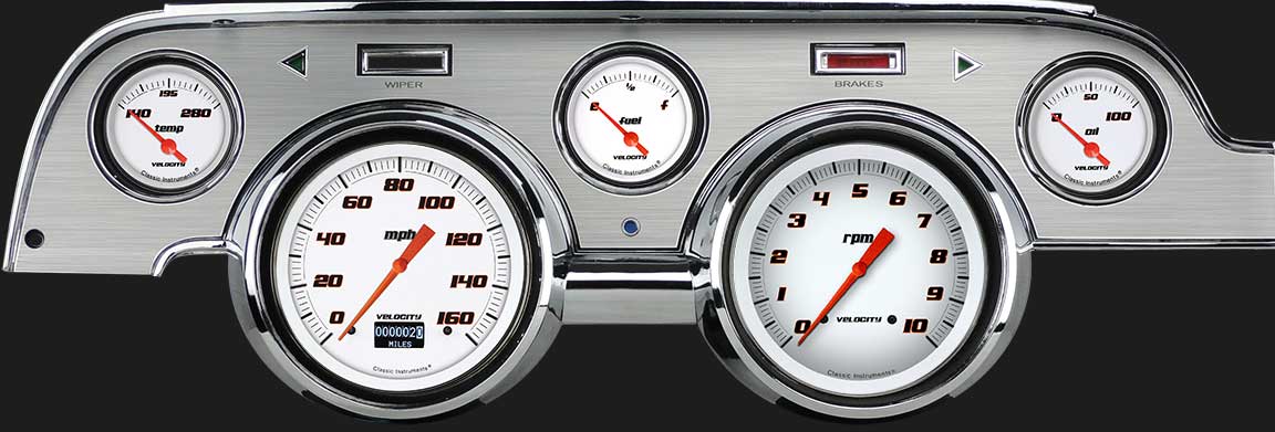 Picture of Velocity White 1967-68 Mustang